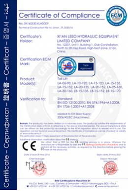 CE certificate